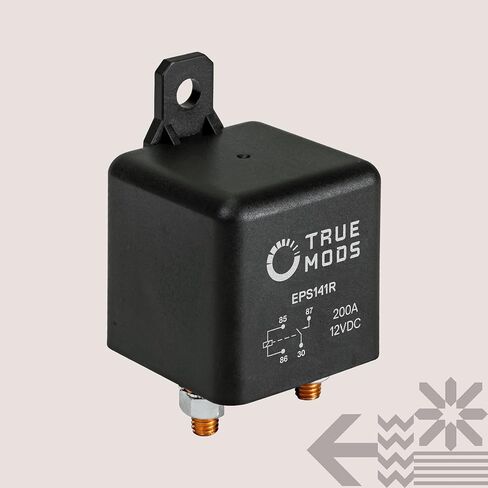 True MODS 12V DC 200 Amp Split Charge Relay Switch - 4 مرحلات طرفية لشاحنة القوارب البحرية in Saudi Arabia