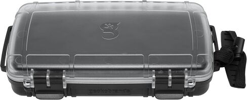 حقيبة تخزين صندوق جاف مقاوم للماء من geckobrands، متوسط، أسود - صندوق جاف محكم للماء للهاتف والمحفظة in Kuwait