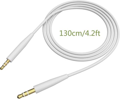 Saipomor Replacement Audio Cords Compatible with Bose 700, OE2, OE2i, QC25, QC35, QC35 II, QC45, SoundLink & SoundLink II Headphones – 2.5mm to 3.5mm Jack, Black in Saudi Arabia