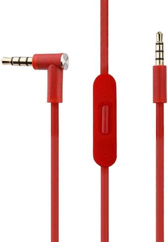 سلك كابل صوت بديل مع ميكروفون مدمج وتحكم في Beats من Dr Dre Headphones Solo Studio Pro Detox Wireless Mixr Executive Pill (وردي) in Saudi Arabia