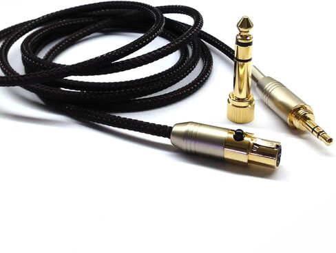 كابل ترقية الصوت البديل من NewFantasia متوافق مع سماعات AKG K240، K240S، K240MK II، Q701، K702، K141، K171، K181، K271s، K271 MKII، M220، Pioneer HDJ-2000 1.2 متر/4 أقدام in Saudi Arabia