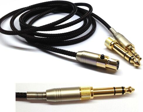 كابل ترقية الصوت البديل من NewFantasia متوافق مع سماعات AKG K240، K240S، K240MK II، Q701، K702، K141، K171، K181، K271s، K271 MKII، M220، Pioneer HDJ-2000 1.2 متر/4 أقدام in Saudi Arabia