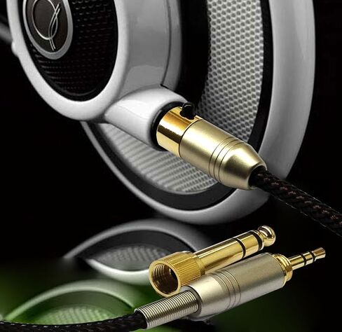 كابل ترقية الصوت البديل من NewFantasia متوافق مع سماعات AKG K240، K240S، K240MK II، Q701، K702، K141، K171، K181، K271s، K271 MKII، M220، Pioneer HDJ-2000 1.2 متر/4 أقدام in Saudi Arabia