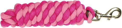 Derby Originals Pair of 2 10' Braided Cotton Lead Ropes with Brass Bolt Snap for Horses and Livestock in Saudi Arabia