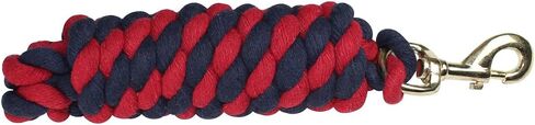 Derby Originals Pair of 2 10' Braided Cotton Lead Ropes with Brass Bolt Snap for Horses and Livestock in Saudi Arabia