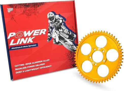 PIVOTRAX-Power Link Sprocket (Surron-Ultrabee-50 Teeth, Gold) in Saudi Arabia