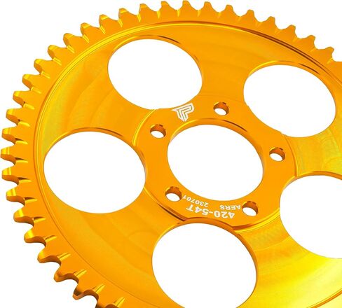 PIVOTRAX-Power Link Sprocket (Surron-Ultrabee-50 Teeth, Gold) in Saudi Arabia