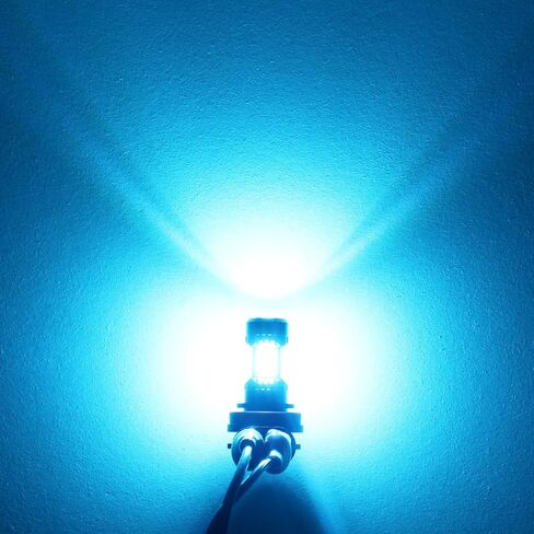 مصابيح ضباب PHINLION H16 H8 H11 LED، 3400 لومن فائق السطوع، أزرق جليدي، 3030 30-SMD رقائق، مصابيح DRL بديلة هالوجين للسيارات والشاحنات وسيارات الدفع الرباعي in Saudi Arabia
