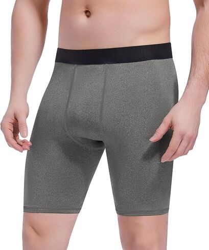 AENLLEY 6 Pack Workout Compression Shorts for Men - Spandex Athletic Running Baselayer Fitness Underwear in Saudi Arabia