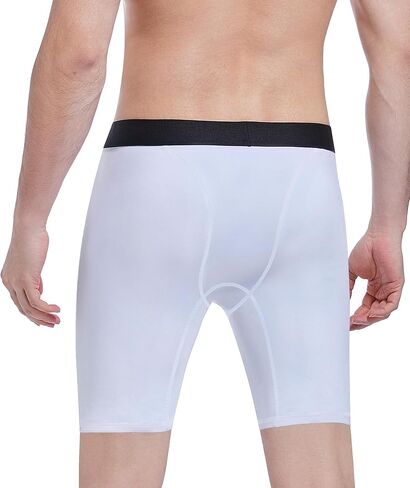 AENLLEY 6 Pack Workout Compression Shorts for Men - Spandex Athletic Running Baselayer Fitness Underwear in Saudi Arabia