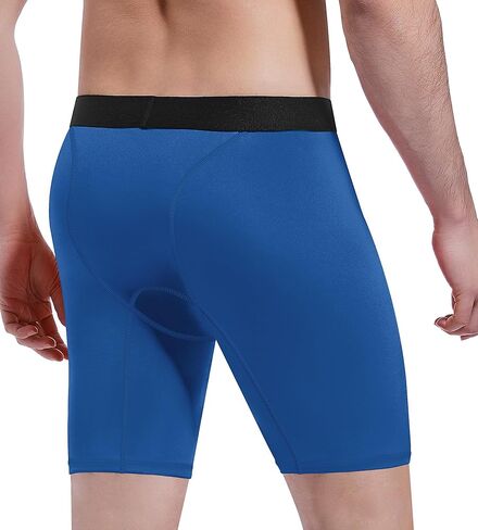 مجموعة من 6 شورتات ضاغطة للتمرين من AENLLEY للرجال - ملابس داخلية للياقة البدنية من الألياف اللدنة للجري in Kuwait