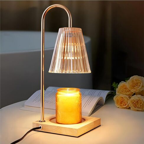 Candle Warmer Lamp, Electric Candle Warmer with Timer & Dimmer, Candle Lamp Warmer Compatible with Small & Large Candle, Candle Melter Top Melting for Scented Wax, Candle Holders for Home Decor in Saudi Arabia
