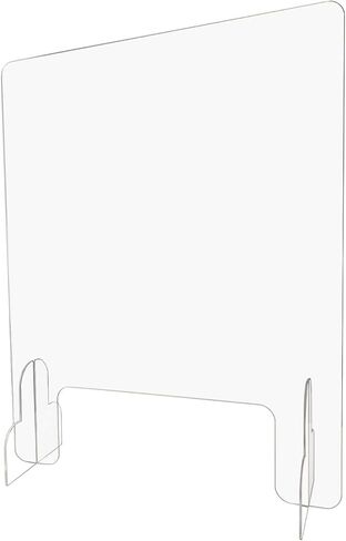 Buhbo Sneeze Guard - حاجز واقٍ من الأكريليك الشفاف ودرع للعداد والمكتب (24 بوصة عرض × 30 بوصة ارتفاع) in Kuwait