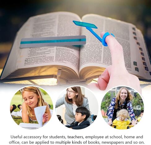 Xiaokeis Finger Focus Highlighter Set, Dyslexia Tools for Kids, T Shape Reading Guide Strips, Vertical Reading Guide Strips, Colored Overlays for Reading, Reading Classroom Supplies in Saudi Arabia