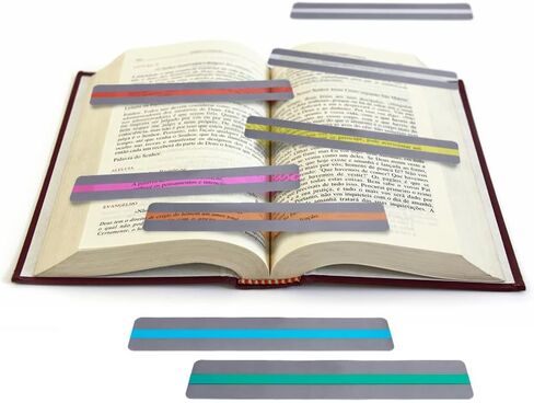 Xiaokeis Finger Focus Highlighter Set, Dyslexia Tools for Kids, T Shape Reading Guide Strips, Vertical Reading Guide Strips, Colored Overlays for Reading, Reading Classroom Supplies in Saudi Arabia