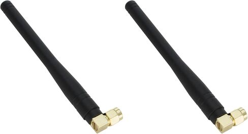 GSM Omni Directional Thumb Antenna with SMA Male L-Type/Straight Connector – CDMA and WCDMA, 2.5 dBi Gain and 850-2100 MHz (L-Type - 2 Pack) in Saudi Arabia