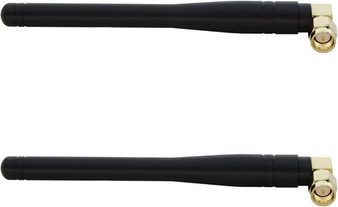GSM Omni Directional Thumb Antenna with SMA Male L-Type/Straight Connector – CDMA and WCDMA, 2.5 dBi Gain and 850-2100 MHz (L-Type - 2 Pack) in Saudi Arabia