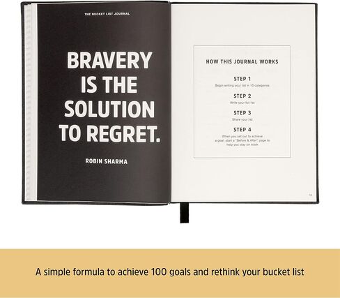 Ben Nemtin The Bucket List Journal | Science-Backed Guided Journal for Goals & Happiness, 1 Pack in Saudi Arabia