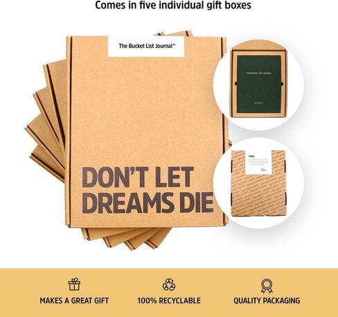 Ben Nemtin The Bucket List Journal | Science-Backed Guided Journal for Goals & Happiness, 1 Pack in Saudi Arabia