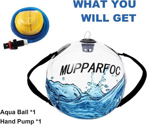 MUPPARFOC Adjustable Aqua Bag Aqua Ball, Workout Sandbag, Training Power Bag with Water Weight for Ultimate Core and Balance Training, Portable Exercise Ball in Saudi Arabia