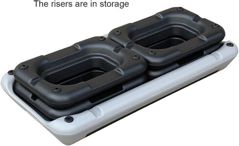 HooKung Adjustable Aerobic Stepper Workout Step with 4 Risers Fitness & Exercise Platform Trainer in Saudi Arabia