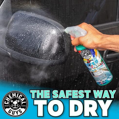 Chemical Guys CWS20816A Car Wash, Dry & Shine Bundle - Watermelon Snow Foam Car Wash Soap, 16 oz + After Wash Gloss Boosting Drying Aid (16 oz) (2 Items) Works on Cars, Trucks, SUVs in Saudi Arabia
