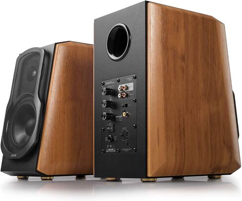 مكبرات صوت Edifier S1000MKII Audiophile Active Bookshelf 2.0 - مكبرات صوت 120 وات بلوتوث 5.0 مع aptX HD - مدخل بصري - مكبر صوت يعمل بالطاقة القريبة من المجال S1000MK2 مع أمبير من الفئة D in Saudi Arabia