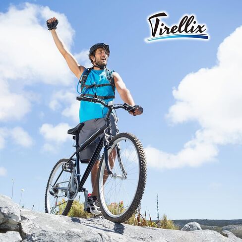 مجموعة نفخ ثاني أكسيد الكربون للدراجة من تيريليكس - طقم إصلاح الإطارات بدون أنابيب للدراجات مع مقابس ومنفاخ ثاني أكسيد الكربون، رأس نفخ متوافق مع صمام بريستا أو شريدر، يناسب خراطيش C02 القياسية in Kuwait