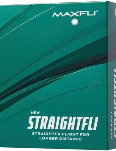Maxfli 2023 Straightfli White Golf Balls- 12 Pack in Saudi Arabia