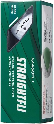 Maxfli 2023 Straightfli White Golf Balls- 12 Pack in Saudi Arabia