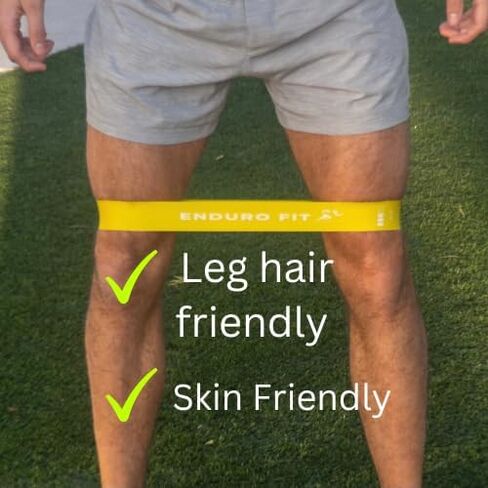 EnduroFit Resistance Bands, Soft on Skin and Body Hair! Resistance Level Listed in Pounds! Premium Material and Durability Developed by Collegiate Athletes in Saudi Arabia