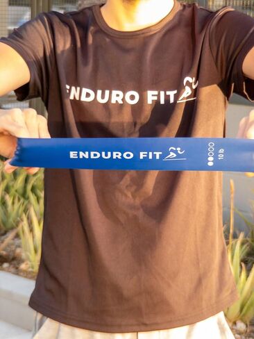 EnduroFit Resistance Bands, Soft on Skin and Body Hair! Resistance Level Listed in Pounds! Premium Material and Durability Developed by Collegiate Athletes in Saudi Arabia