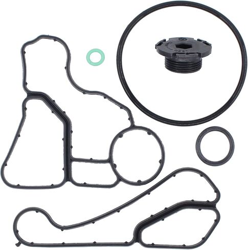 XtremeAmazing Engine Oil Filter Housing Gasket Kit and Cooler Seal O-Rings Set for BMW 1 3 5 Series X1 X3 X5 E60 E90 E91 N26 N52 N54 N56 in Saudi Arabia
