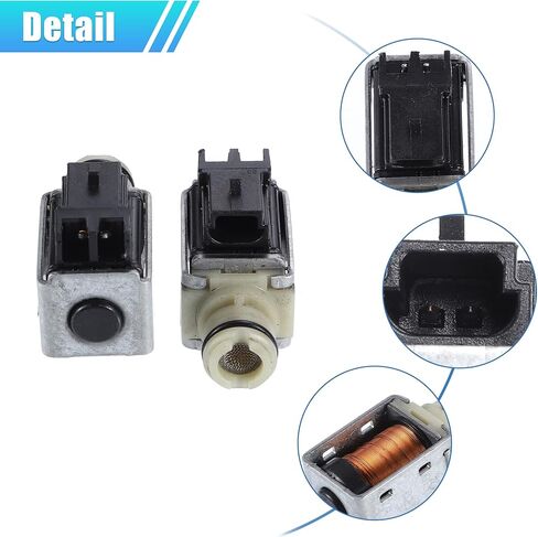 طقم الملف اللولبي لناقل الحركة ACROPIX a وB EPC TCC مناسب لـ GM 4L60E - عبوة من 5 قطع باللون الأسود in Kuwait