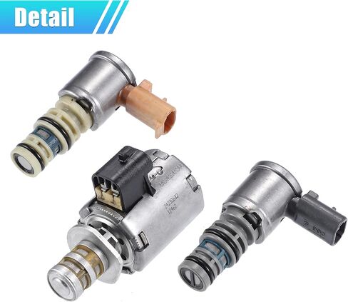 طقم الملف اللولبي لناقل الحركة ACROPIX a وB EPC TCC مناسب لـ GM 4L60E - عبوة من 5 قطع باللون الأسود in Kuwait