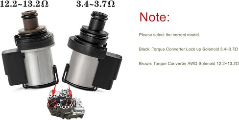 Transmission Torque Converter Clutch Solenoid 12-13 Ohm, Fit For Subaru Lineartronic CVT TR580 TR690 31825AA050 31825AA051 31825AA052 Lock-Up Transfer Body Assembly Control Valve Car Solenoids in Kuwait