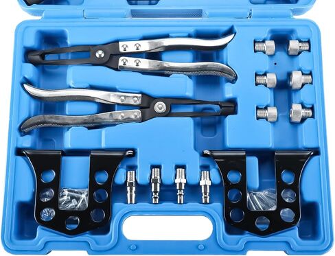 KUNTEC مجموعة أدوات خدمة رأس الأسطوانة صمام إزالة ضاغط الزنبرك المثبت OHV OHC مجموعة أدوات الضاغط in Saudi Arabia