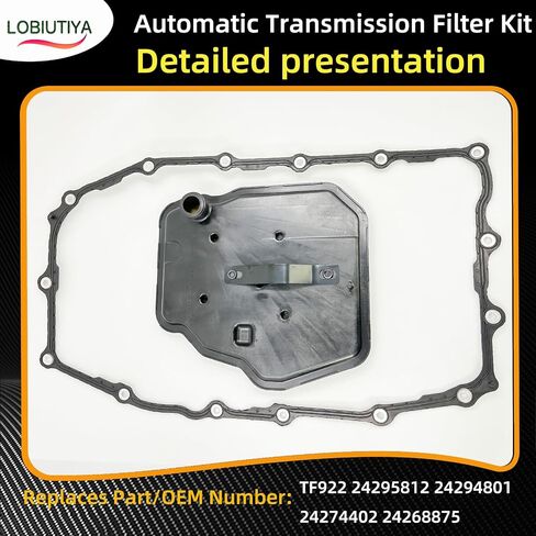 طقم فلتر ناقل الحركة الأوتوماتيكي TF922 لأنظمة 8L45 8L90 المتوافقة مع كاديلاك ATS CT4 CT6، تشيفي كامارو كولورادو، سلسلة جي إم سي كانيون تتضمن معايير الجودة الخاصة بالشركة المصنعة الأصلية للمرشح والحشية in Saudi Arabia