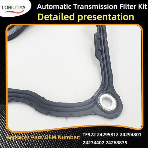 طقم فلتر ناقل الحركة الأوتوماتيكي TF922 لأنظمة 8L45 8L90 المتوافقة مع كاديلاك ATS CT4 CT6، تشيفي كامارو كولورادو، سلسلة جي إم سي كانيون تتضمن معايير الجودة الخاصة بالشركة المصنعة الأصلية للمرشح والحشية in Saudi Arabia