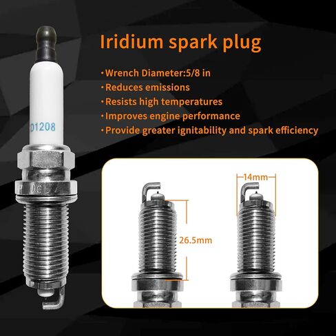 Ignition Coil & Spark Plugs Set of 6 Compatible with BMW 128i 328i 330i 528i 530i X3 X5 3.0L & More Replaces# 0221504470, UF592 in Saudi Arabia