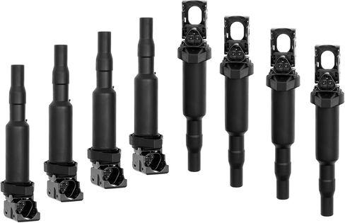 Ignition Coil & Spark Plugs Set of 6 Compatible with BMW 128i 328i 330i 528i 530i X3 X5 3.0L & More Replaces# 0221504470, UF592 in Saudi Arabia