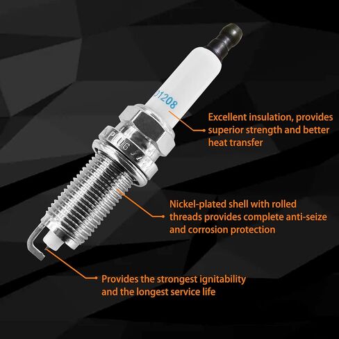 Ignition Coil & Spark Plugs Set of 6 Compatible with BMW 128i 328i 330i 528i 530i X3 X5 3.0L & More Replaces# 0221504470, UF592 in Saudi Arabia
