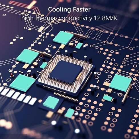 Silicone Thermal Pad 80x40x1.5mm for CPU GPU SSD Heatsink | High Thermal Conductivity; Non Conductive; Easy to Cut; CPU/GPU/SSD Compatible; Durable Silicone in Saudi Arabia