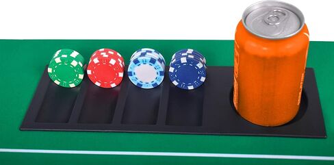 Hathaway No Limit 3-in-1 Portable Casino Tabletop, Black/Green in Saudi Arabia