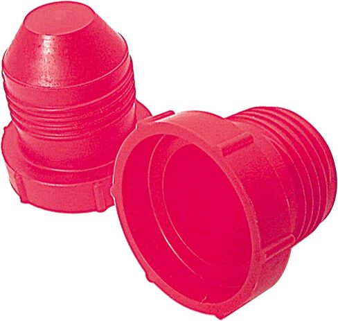 Allstar Performance ALL50811 Red Plastic Plug for -3AN 3/8-24 Thread, (Pack of 20) in Saudi Arabia