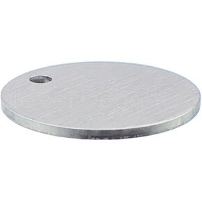 25 Pack - CleverDelights 1" Round Stamping Blanks - 14 Gauge (.063") Aluminum - Circle Discs Tags