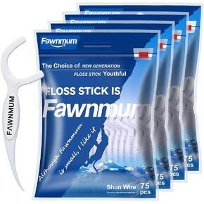 200 Count Dental Floss Picks - Thorough Teeth Cleaning, Strong and Tough Floss (50 Count * 4 Boxes)