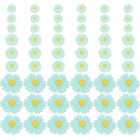 PATIKIL 75Pcs Resin Daisy Flower Charms, 3 Sizes Flatback Cute Flower Charms for DIY Scrapbooking Embellishments Nail Phone Case Decor, Pink