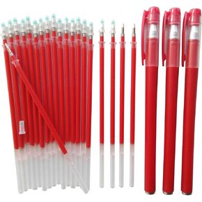 Blue Gel Pens & Pen Refills,Gel Pen Refills Set Kit, 20 Pcs Blue Ink Pen Refills with 3 Gel Pens. (Blue Pen & Refill)