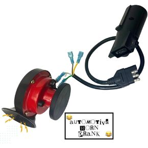 Hidden Automotive Horn Prank - Loud horn activates when brakes are pressed - 4 pin + 7 pin trailer plug connection